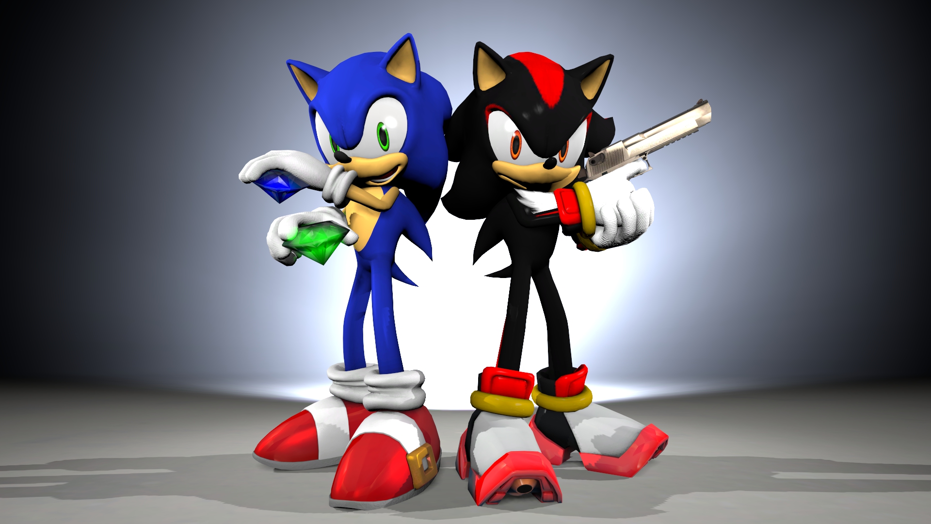 Sonic n' Shadow [Wallpaper Attempt]