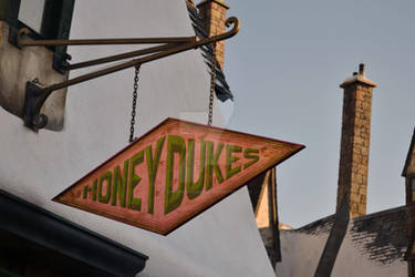 Honeydukes sign