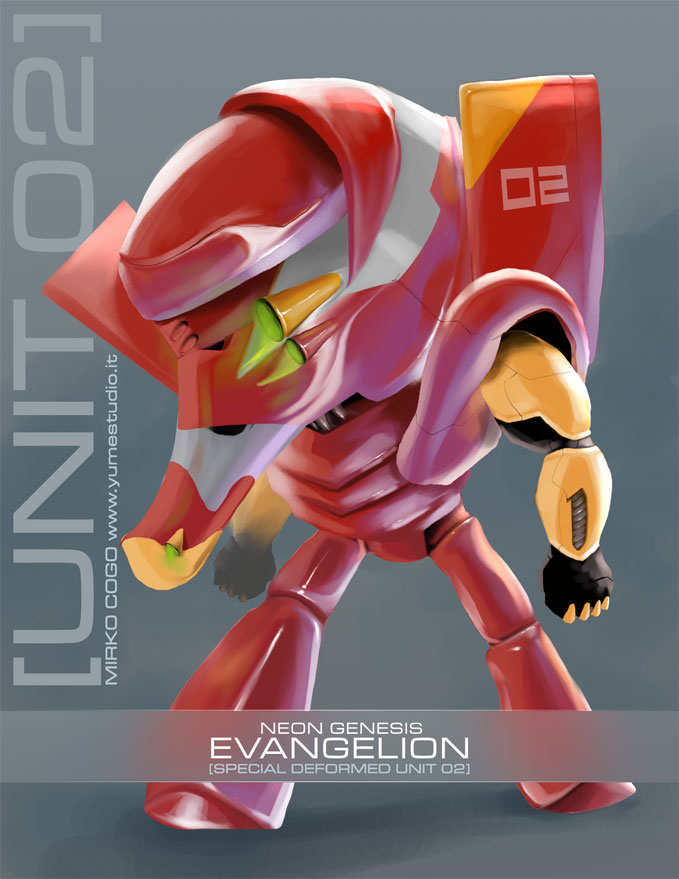 Deformed-unit 02 Evangelion