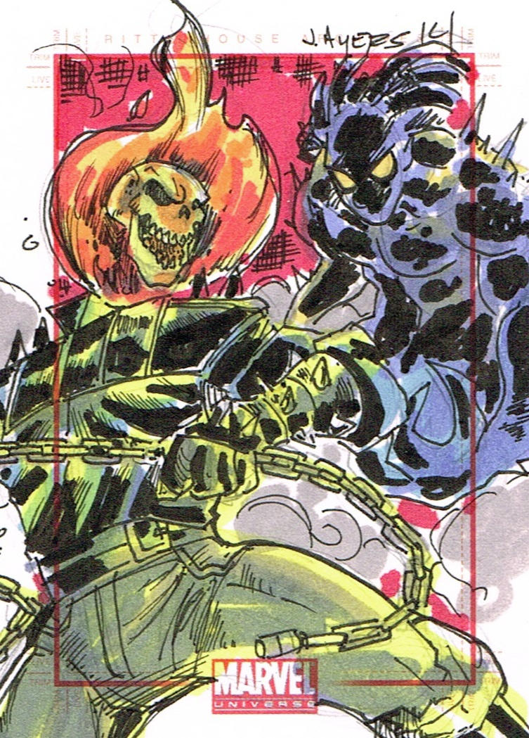 Ghost Rider and Blackheart by ayersart on DeviantArt