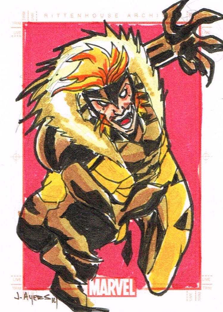 MArvel 75 Sabertooth by ayersart on DeviantArt