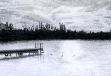 lake brunner drawing