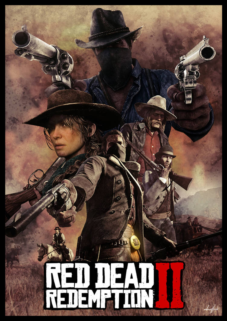 RDR2 - Poster by AmbientFlush on DeviantArt