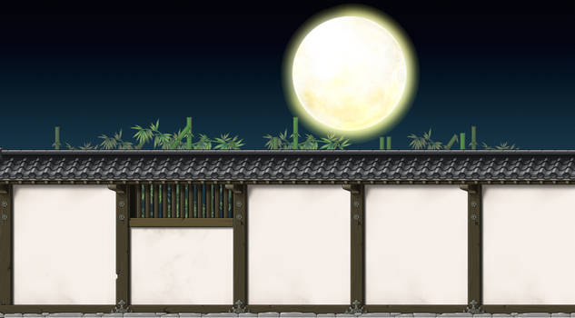 Midnight Bamboo Custom Background