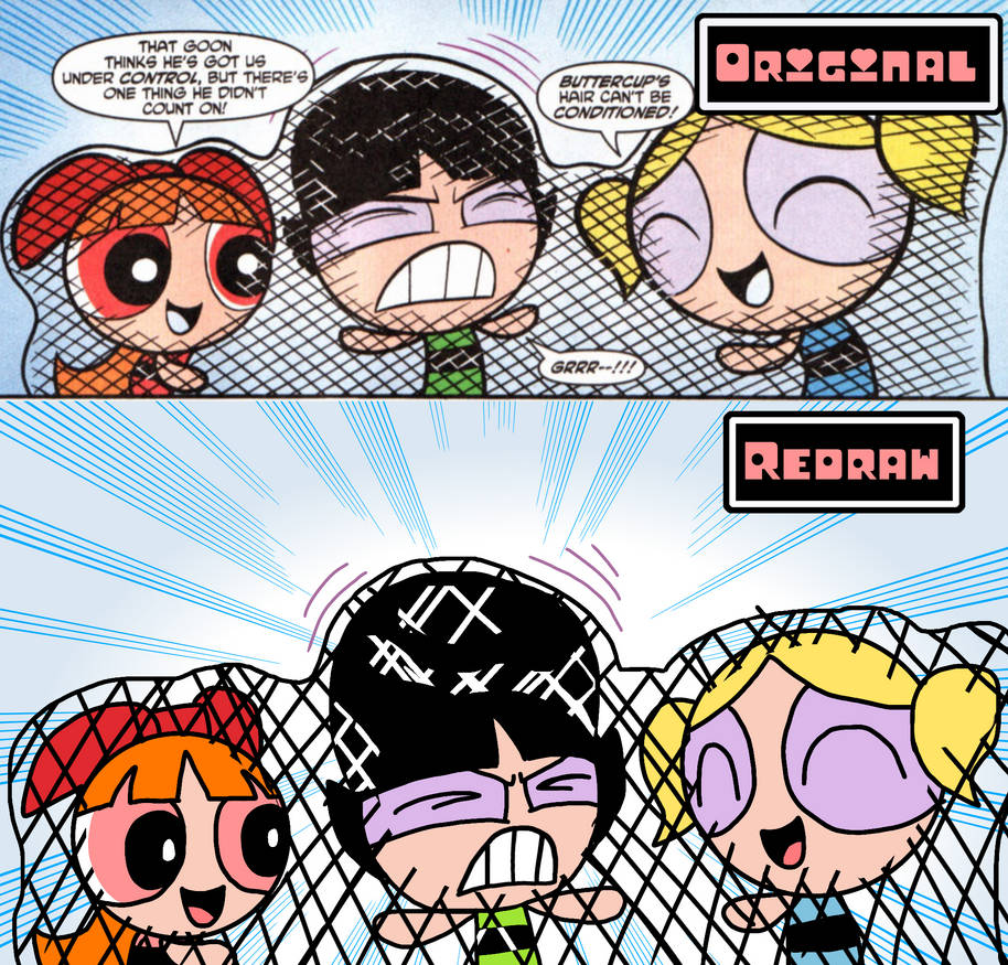 Stubble and Fall panel redraw by MarioManiacYT on DeviantArt