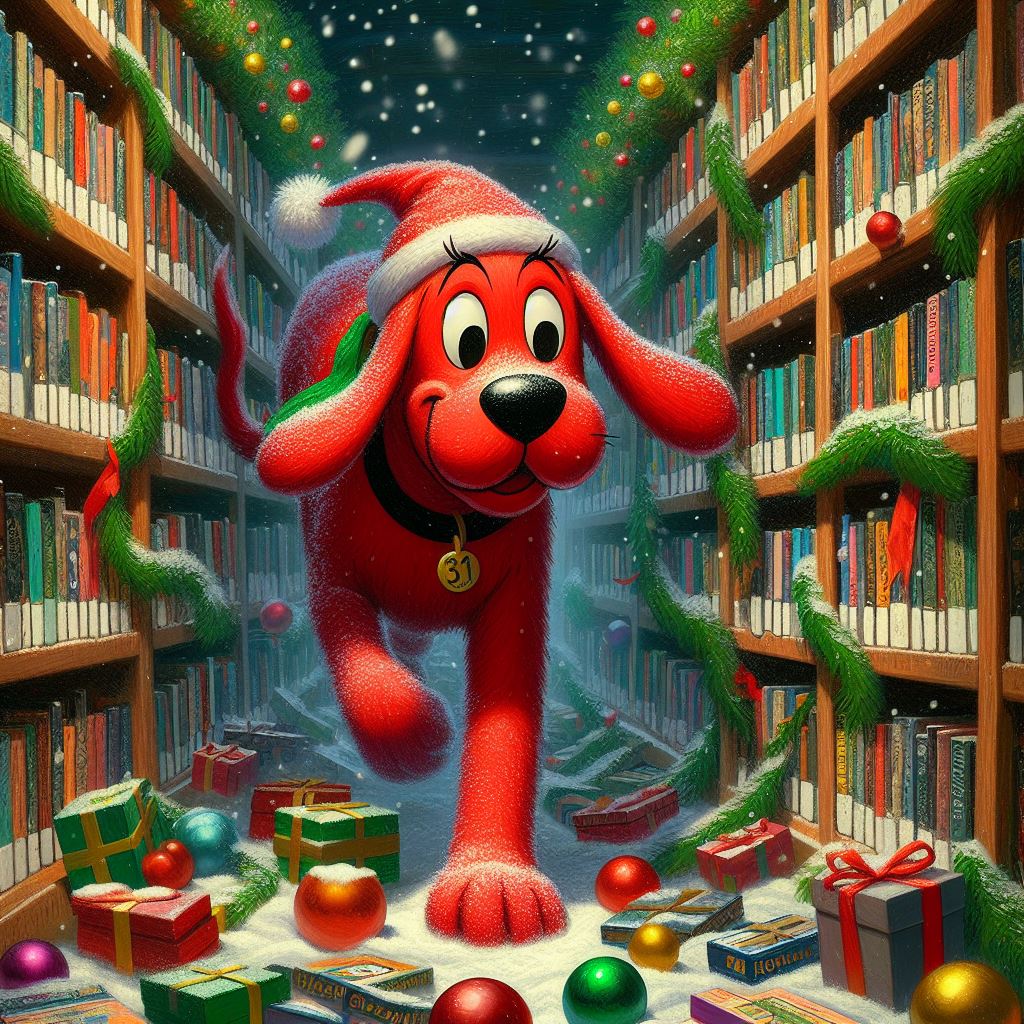 Cleffer Deviantart Clifford The Big Red Dog Xmas by sodormaniac on DeviantArt