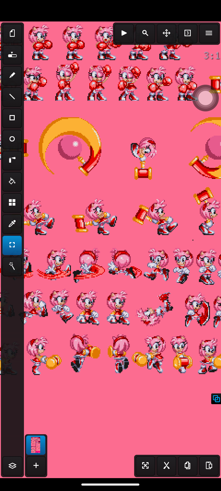 Sonic Origins Plus - Amy Sprites Recreations V2 by MarioYT21 on