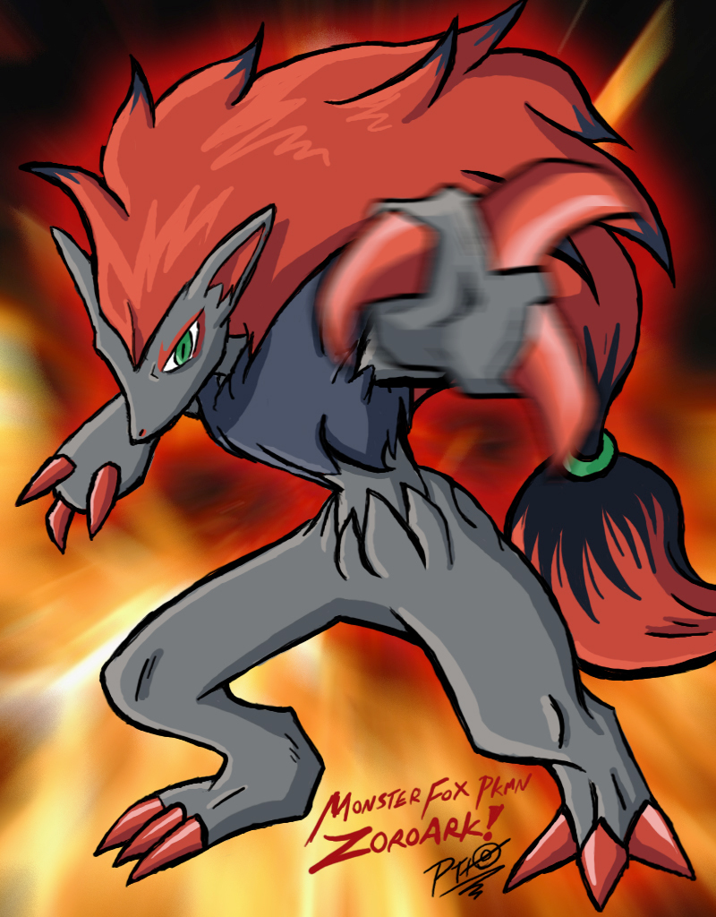 Monster Fox Pkmn ZOROARK