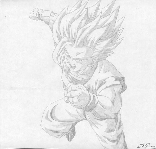 Gohan Writing gohan 8 by FedeDooRS on DeviantArt