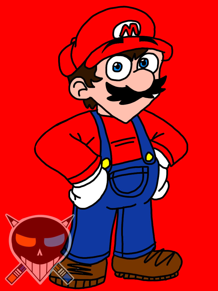 Mario in my artstyle! by ShawnzillaStuff101 on DeviantArt