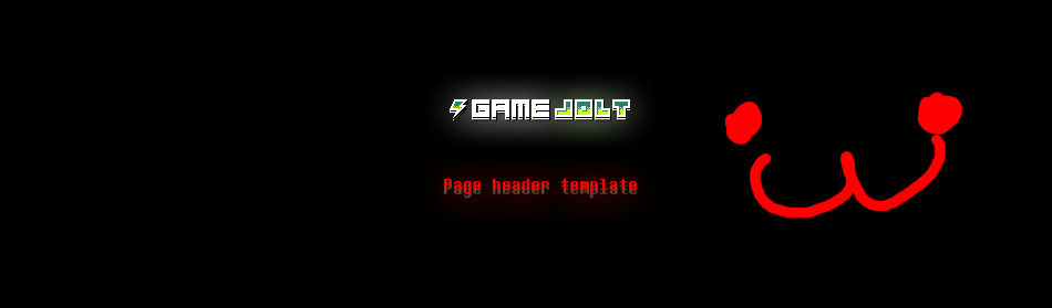 Page header template for Gamejolt by PvicPlays on DeviantArt
