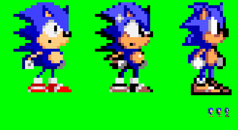 Hyper Sonic  Sonic, Sonic nintendo, Pixel art