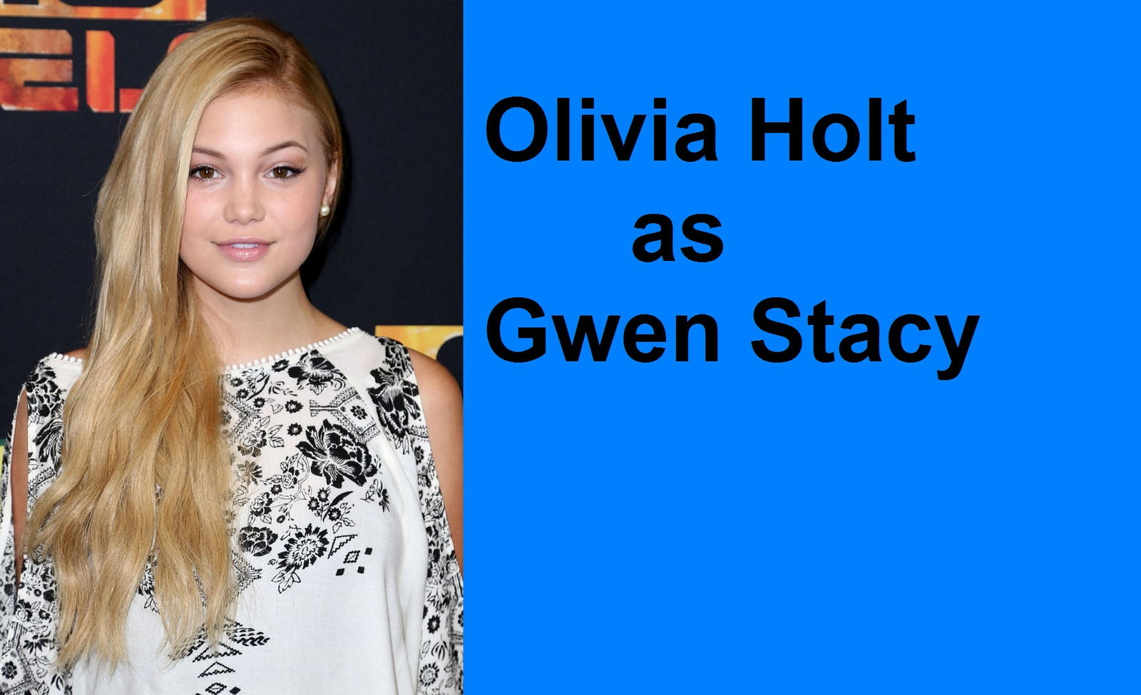 Olivia Holt as Gwen Stacy by thedarkinght on DeviantArt