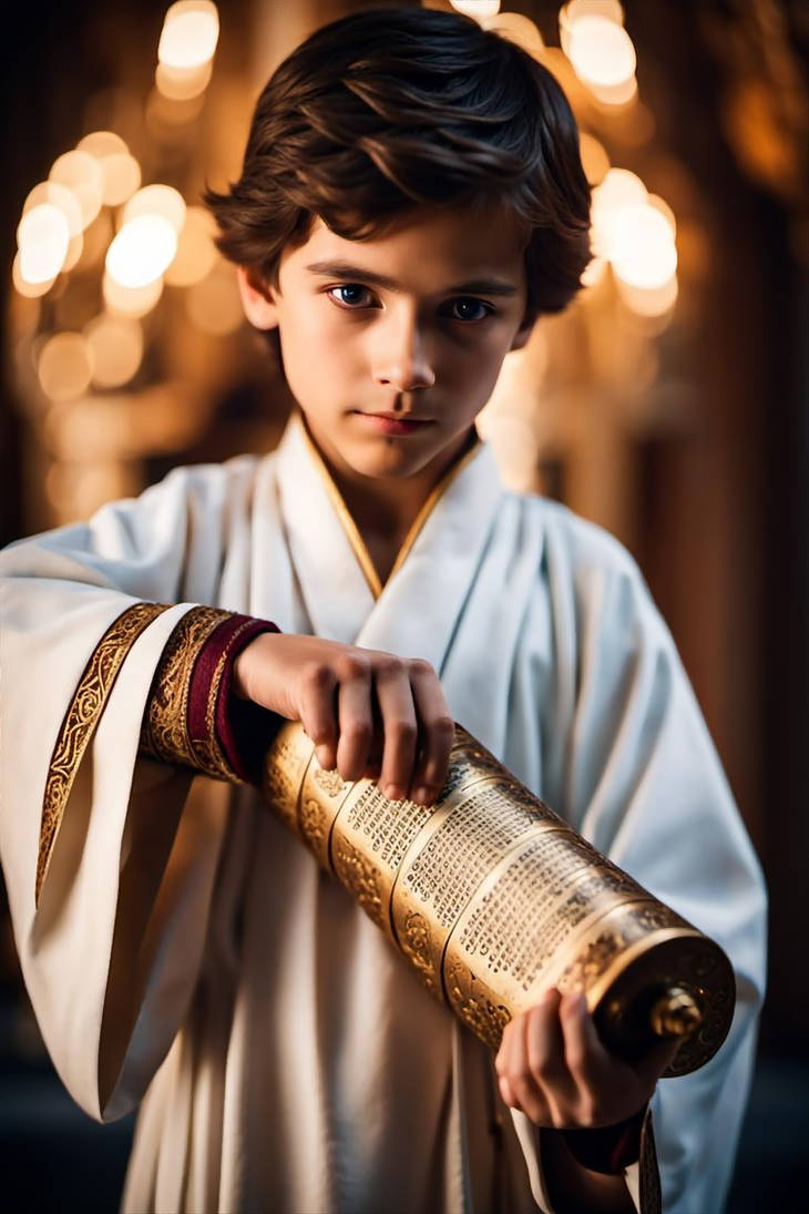Scroll Robe Basil With White Robe and Gold Scroll 3 by Paolox3 on DeviantArt
