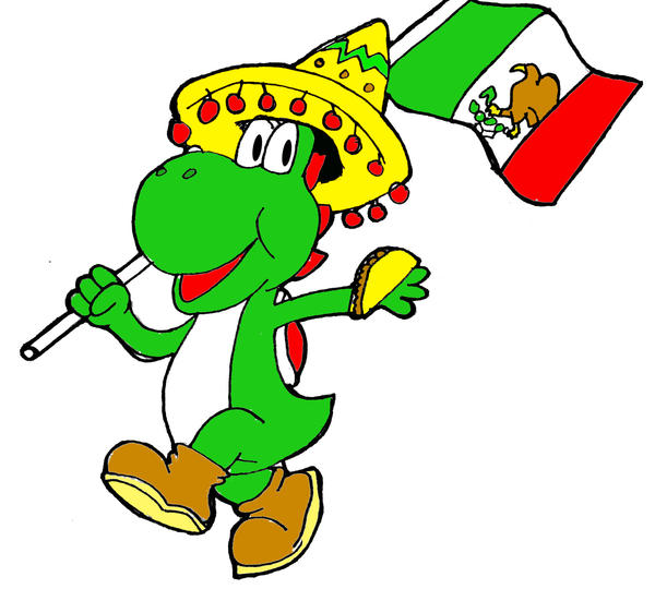 Mexican Yoshi by DjfireX on DeviantArt