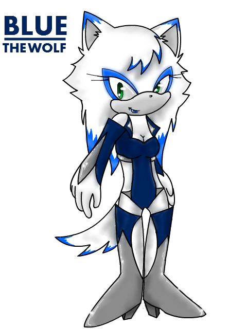 Blue the wolf