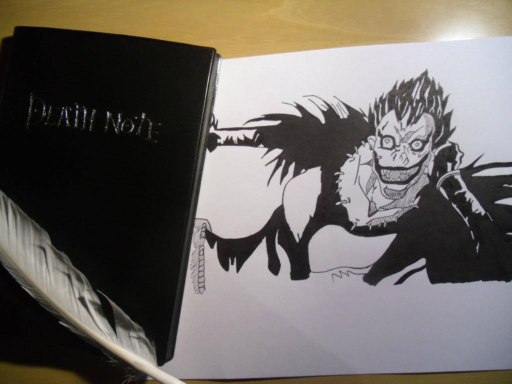 Death Note + Ryuk by ArmyGuitar23 on DeviantArt