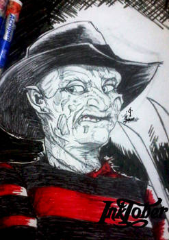 INKTOBER 2017 - DAY 2 - Freddy Krueger