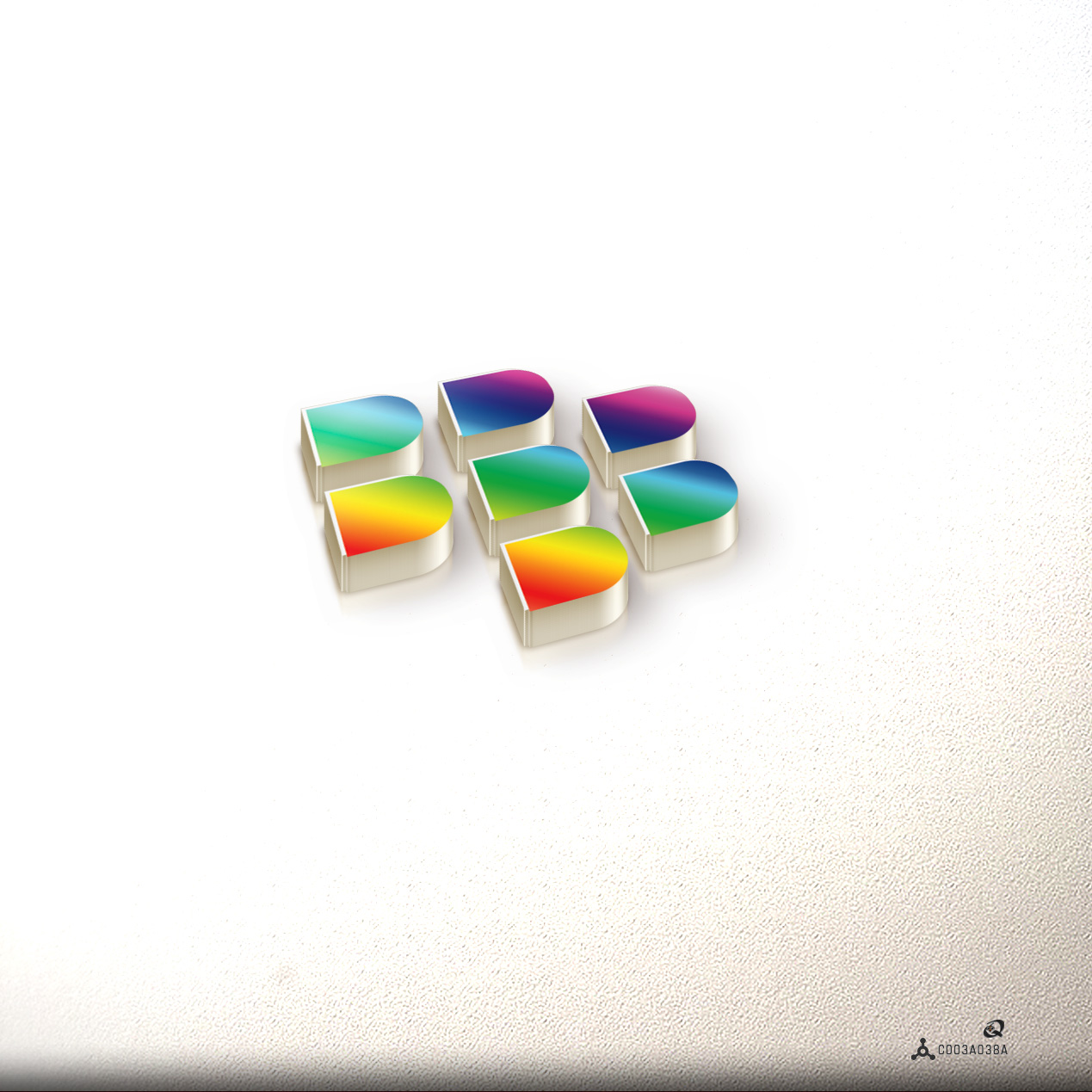 BlackBerry Logo 3D Pride