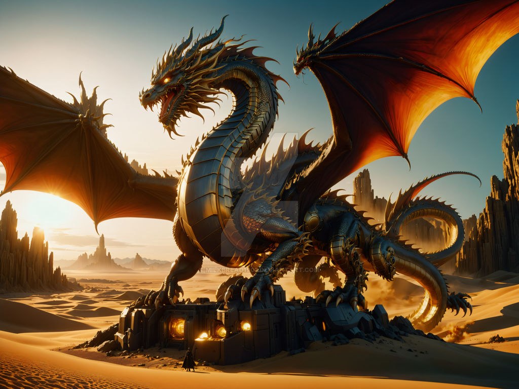 Iron Dragon by MilkBread1902 on DeviantArt