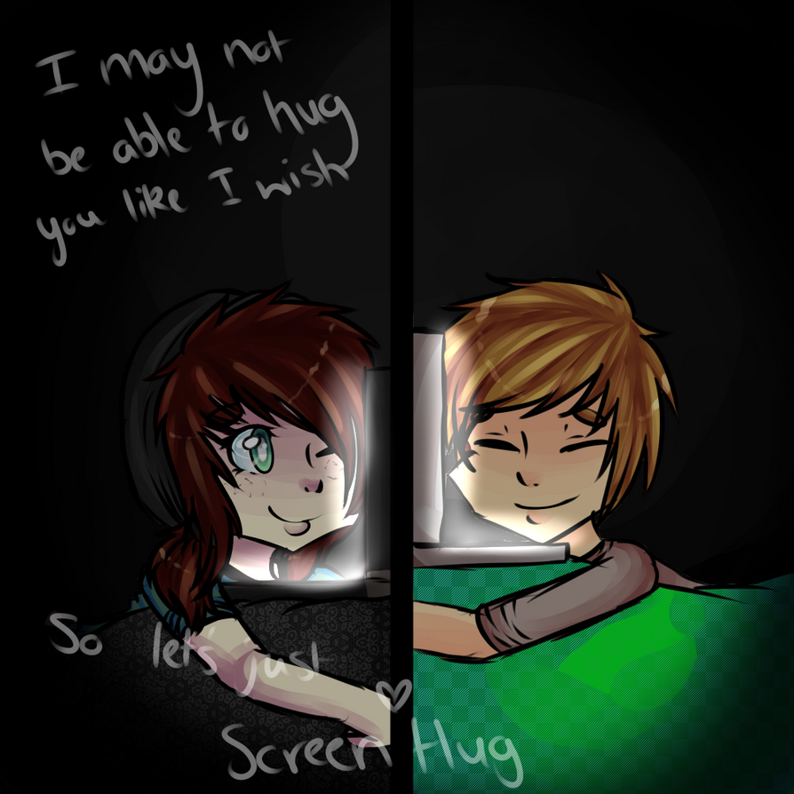 Let's Just Screen Hug by Dr-Galaxy on DeviantArt