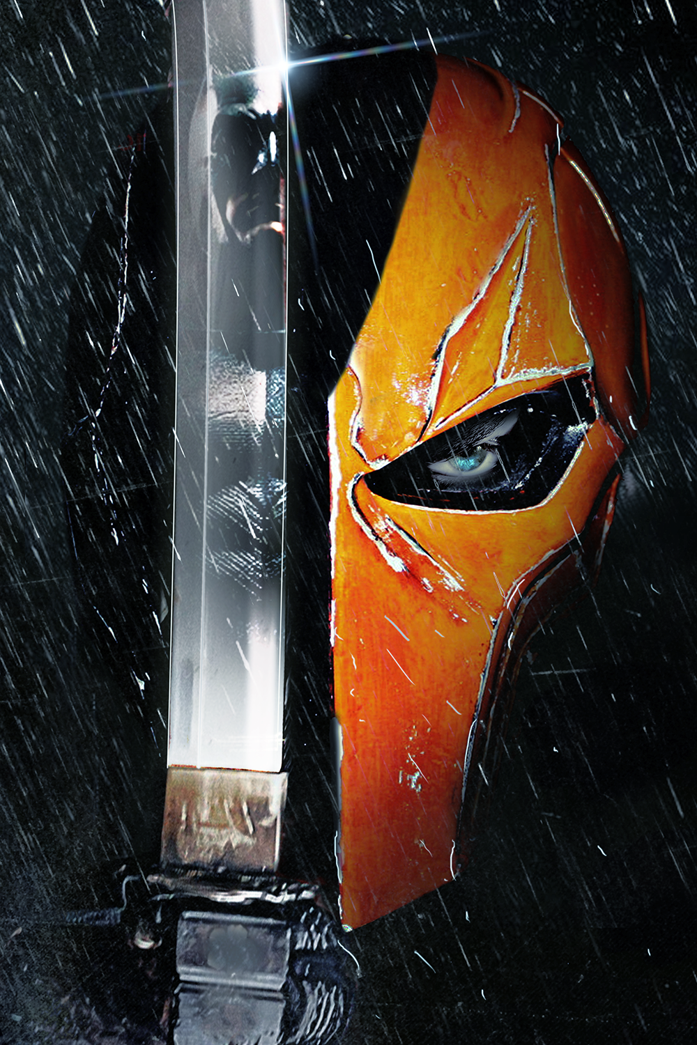 Deathstroke Poster with Eye