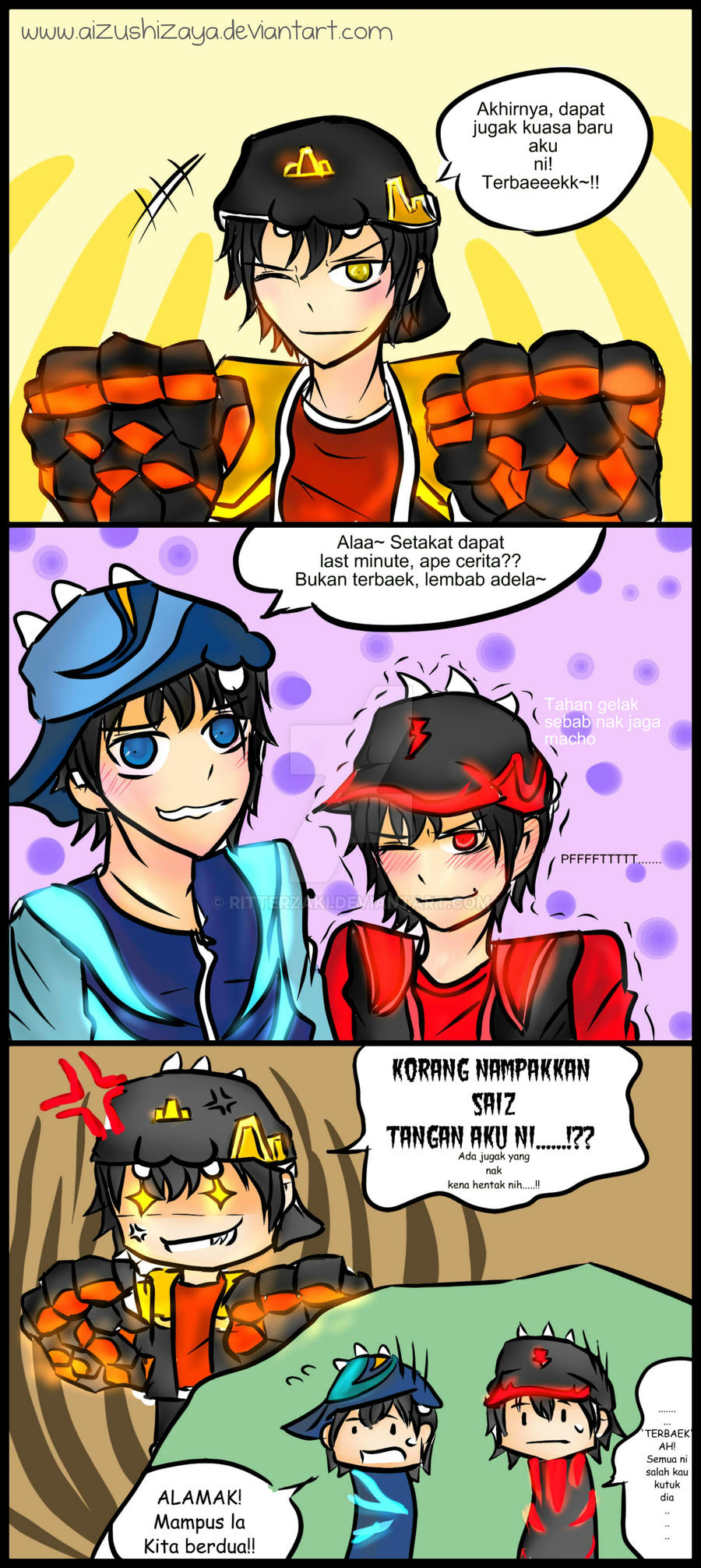 Boboiboy Comic Malay By Ritterzaki On Deviantart