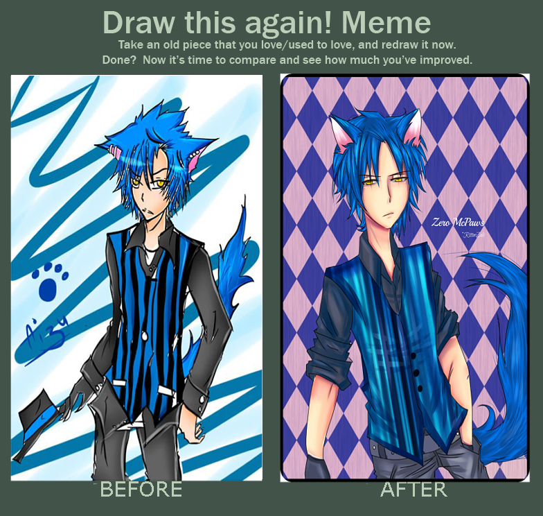 Draw This Again Meme ! : Zero McPaws Improvement