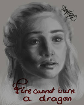 Fire cannot burn a dragon