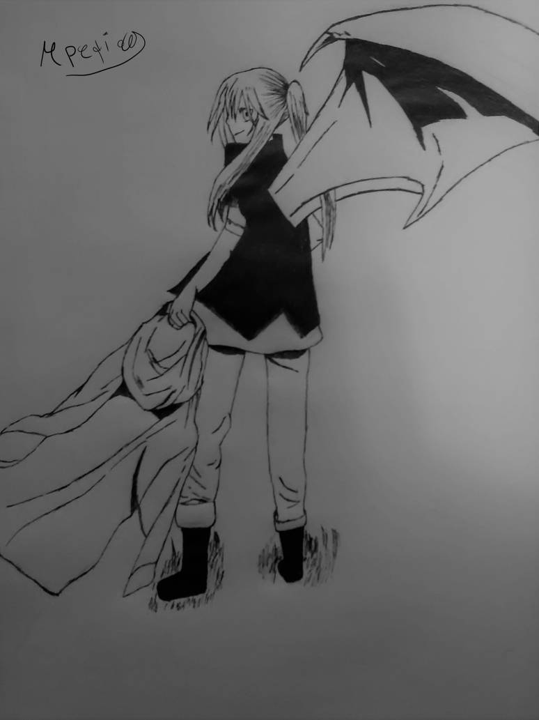 Rimuru Tempest Black And White (Again) by Mpegial on DeviantArt