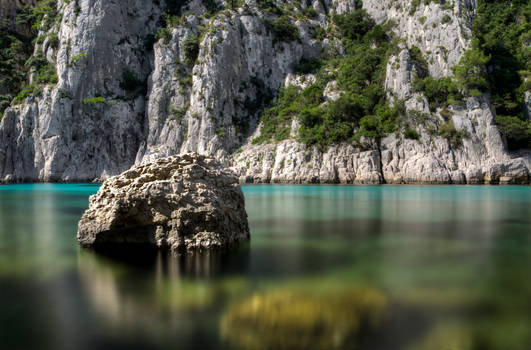 Stone over the water