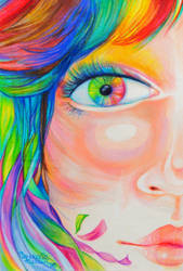 rainbow eye