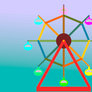 Animation of  Noria or ferris wheel
