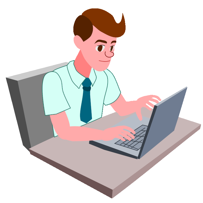 Man Typing By Hul78 On DeviantArt