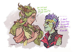 Fearne and Ashton - Critical Role Fanart