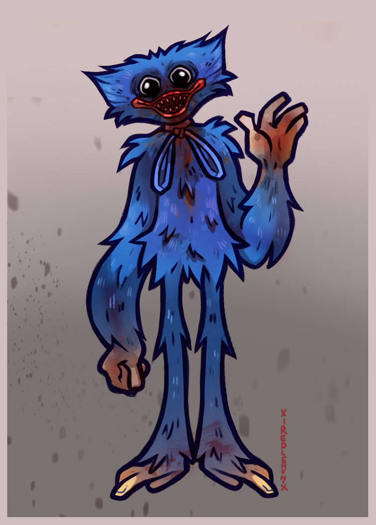 Huggy Wuggy Poppy Playtime Fanart by X-RedLemon-X on DeviantArt