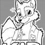 Custom ConBadge of Kir