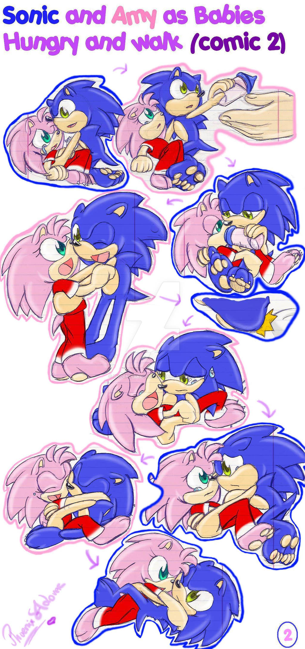 .: Sonic Babies  -Sonic and Amy 2- :.