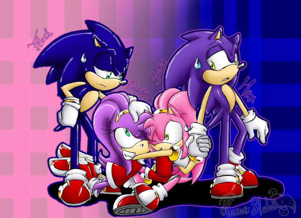 The Next Generation — I wanted to draw my sonamy fanchilds with their