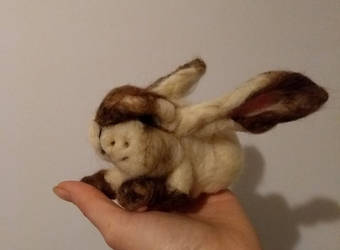 Needle felted bunny