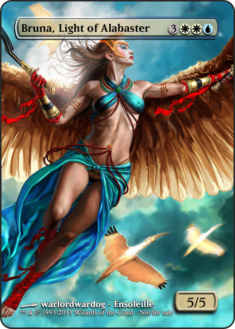 Magic The Gathering Bruna Light Of Alabaster By Asliceofunagi Magic The Gathering Bruna Light Of Alabaster By Asliceofunagi