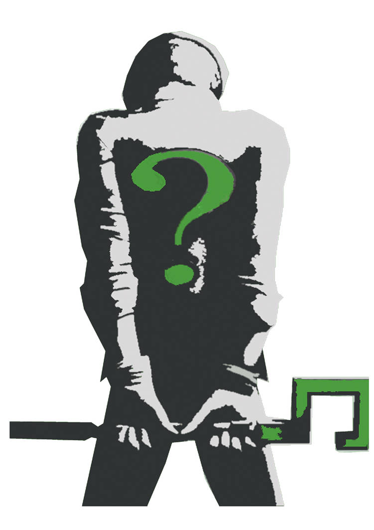 Riddler Stencil Design by DMSpray on DeviantArt