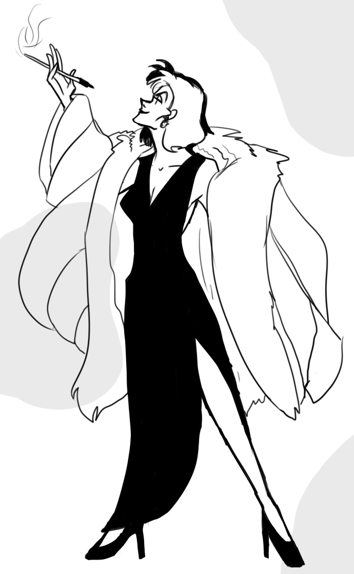 30+ cruella deville coloring page TameraJulieta