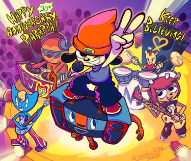 PaRappa The Rapper 2 - TV Animation Characters by PaperBandicoot
