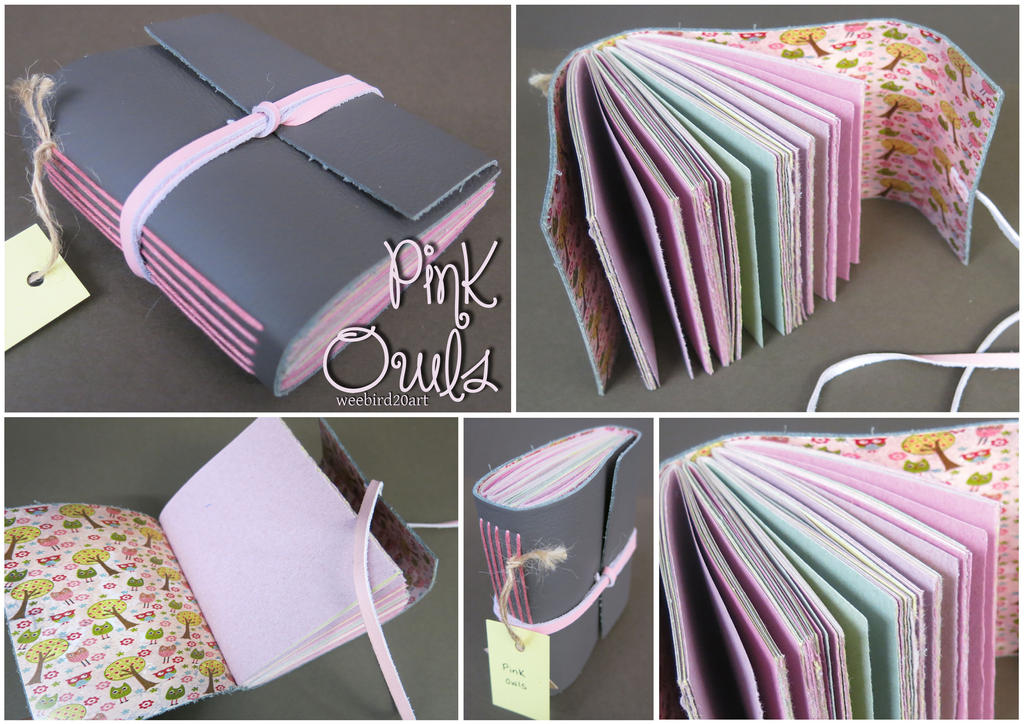 Pink Owls by weebird Pink Owls by weebird