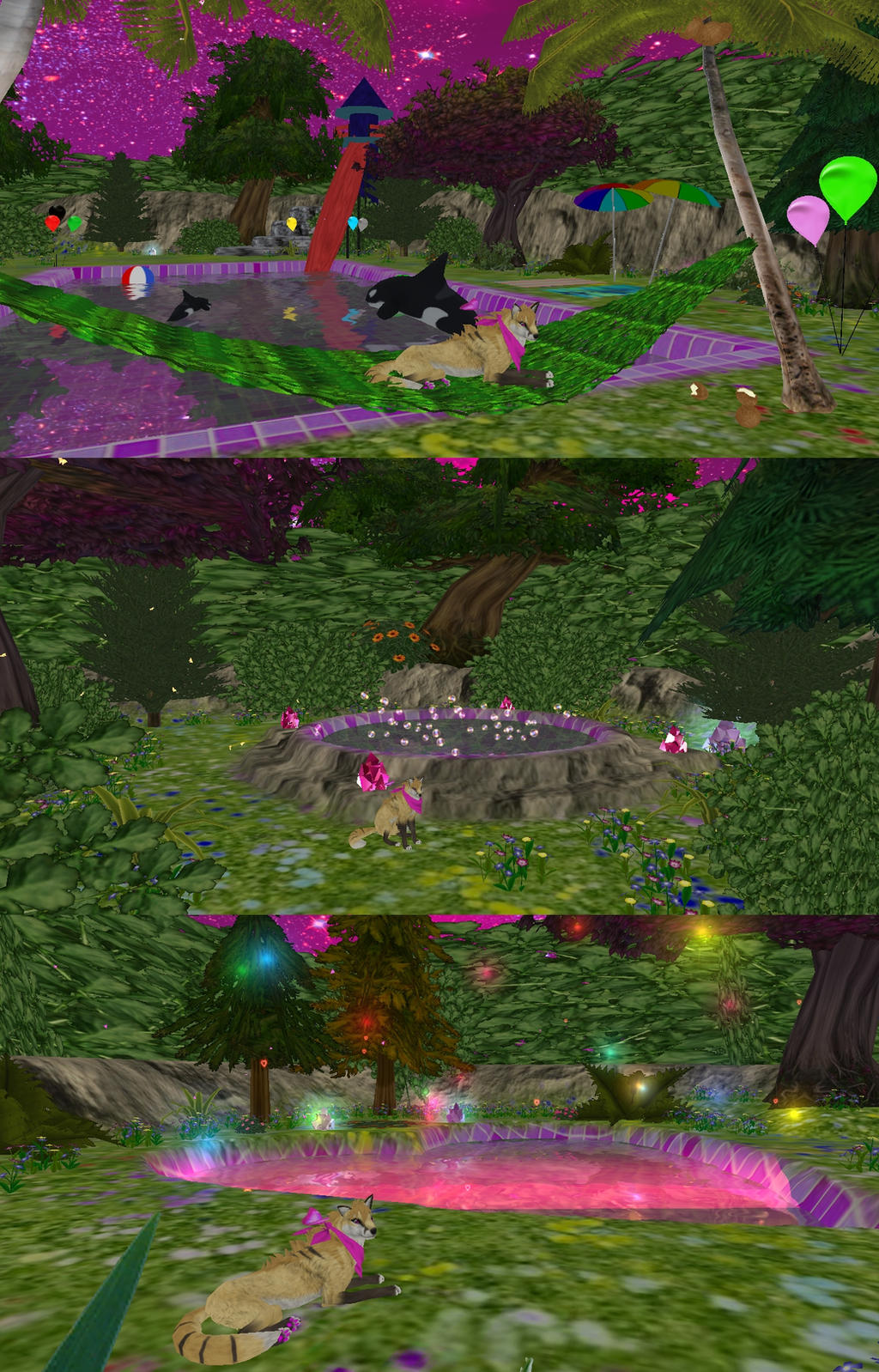 Lomakeskus - Pool Party Map - Public