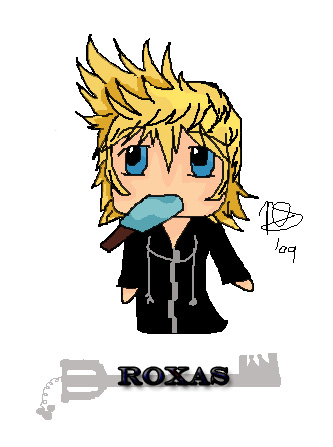 Chibi Roxas by Nycky on DeviantArt