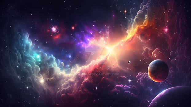 Colorful Cosmic Space #5 - Wallpaper Background