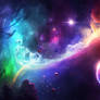 Colorful Cosmic Space #7 - Wallpaper Background
