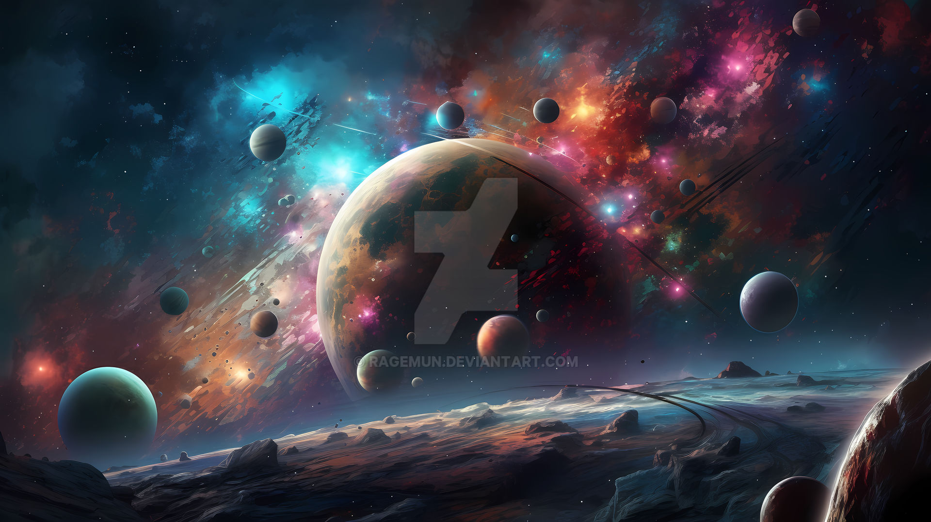 Colorful Space Environment Colorful Space #2 - HD Wallpaper Background by IXUL on DeviantArt